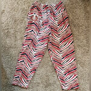 Zubaz Minnesota Twins Zebra Print Pants - Size Medium